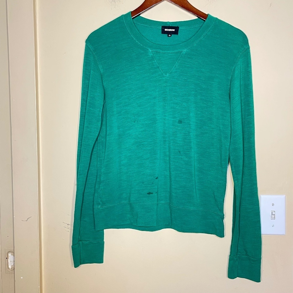 Monrow Green Women's Sweater